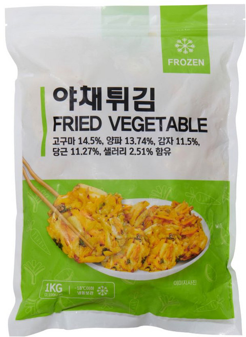 농우 야채튀김(냉동) 1KG, 1개
