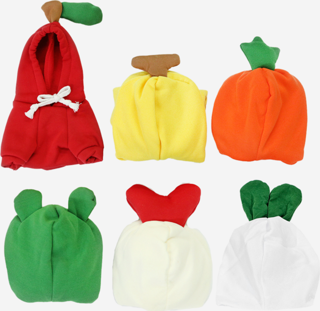 쫑긋 기모 후드 애견의류 강아지옷, 1개, 바나나