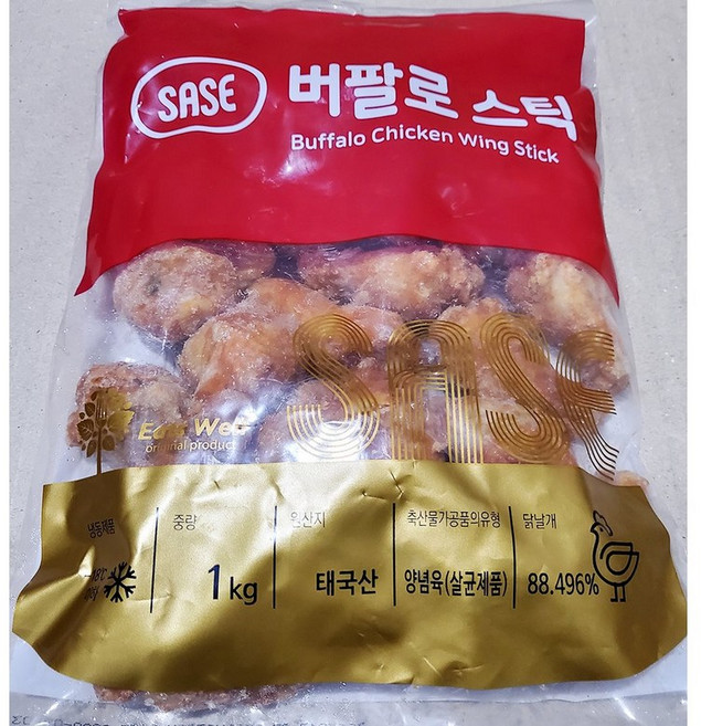 사세 닭날개 스틱튀김 1kg 업소용, 1개