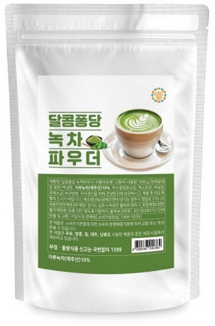 달콤퐁당 녹차 파우더 500g 탕비실 가성비 간식, 1개입, 1개