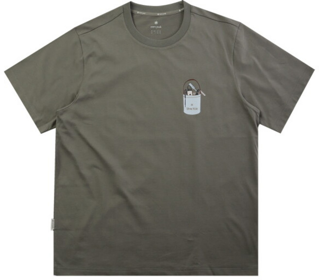 [스노우피크] 공용 코튼 보타닉 그래픽 반팔 티셔츠 S26MUFTS60 KH