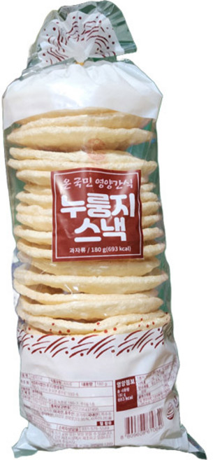 누룽지스낵 180g 뻥튀기 뻥스크림 강냉이 누룽지뻥, 1개