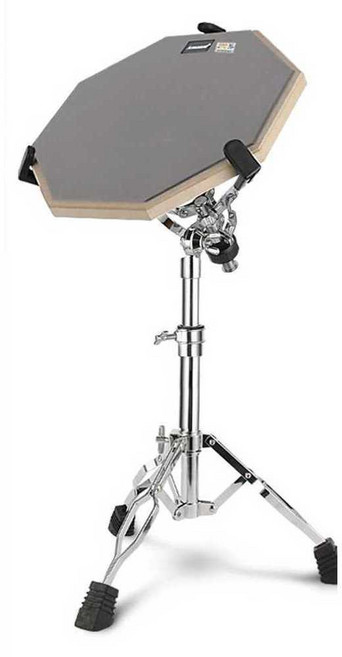 프롬윤슬 연습용드럼패드 드럼패드 12인치 스탠드, 12인치 회색 음소거 드럼 세트, 1개