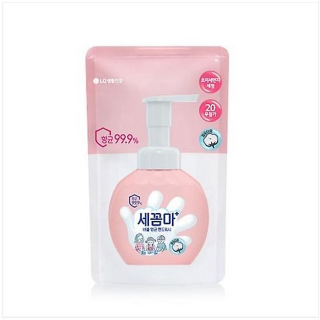 세꼼마 버블 항균 핸드워시 리필 200ml 파우더 1개