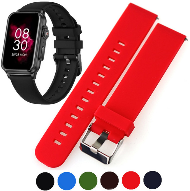 에코너 렉쏘 N4 스포츠 우레탄 스트랩 호환밴드, 02 AMZUR02GR18 그레이, 1개