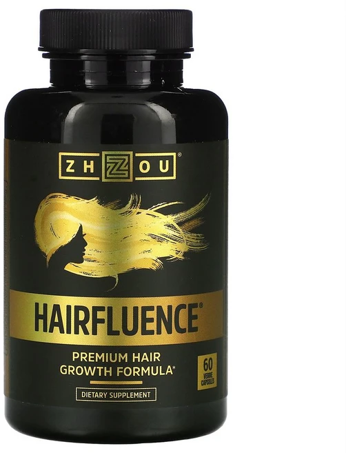 (2개) Zhou Nutrition Hairfluence 60캡슐 - 쿠팡
