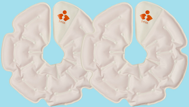 폴마더스 W하트 젖몸살 유방통증완화 가슴 마사지기 젖몸살팩 2P, 1세트, 17000