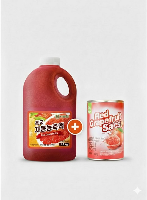 흥국 자몽농축액세트(자몽쌕포함), 1개, 1.5L