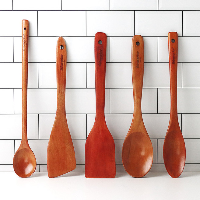 피셔프라이스 우드 조리도구 키친툴 18종 집들이 답례품 선물용, 02. 우드 밥주걱 소, 1개