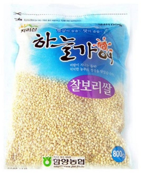 함양농협 하늘가애 찰보리쌀, 1개, 800g