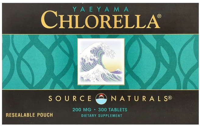 소스내츄럴스 야에야마 클로렐라 200mg 타블렛, 1개, 300정 - 쿠팡