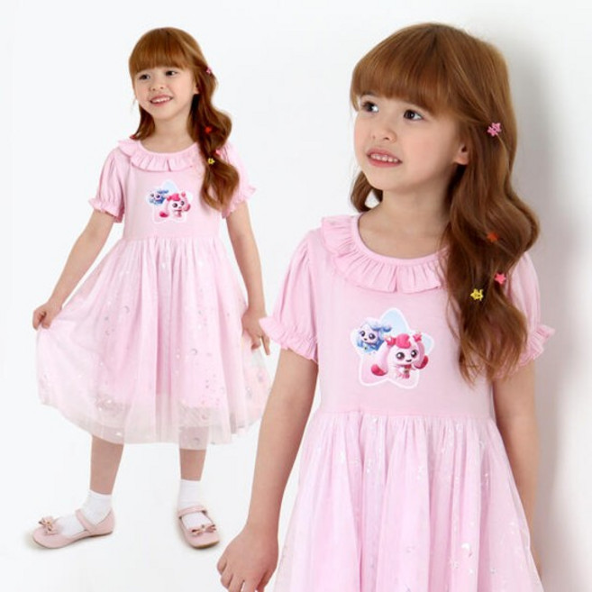 아트박스/프리미에팜 캐치! 티니핑 여아용 반소매 레이스 원피스PK