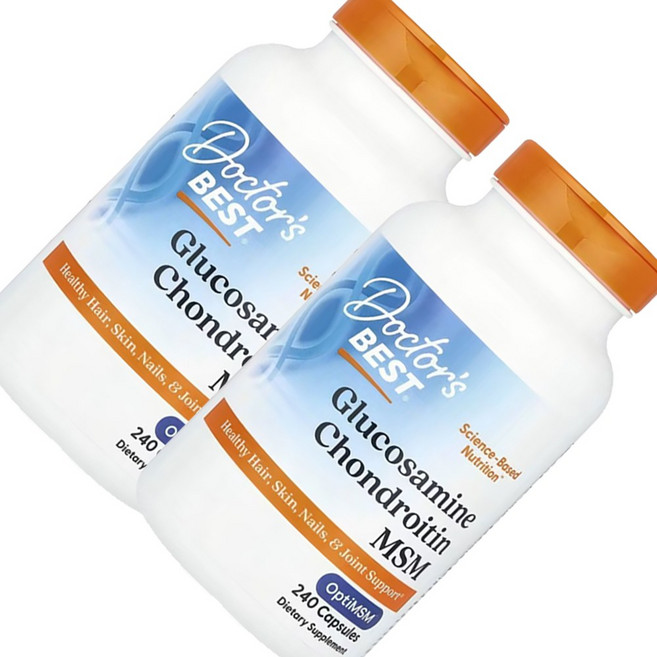 닥터스베스트 글루코사민 콘드로이틴 MSM 복합 포뮬러, 240회분, 2박스