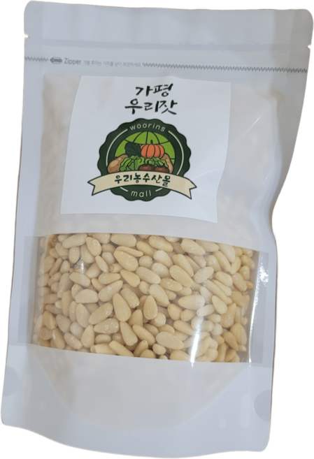 2025 햇볕 건조 햇잣 고소한 가평 우리잣, 300g, 1개