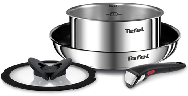 테팔 매직핸즈 이모션 멀티 4종 세트 인덕션 IH, 혼합 색상, 프라이팬 + 냄비 + 유리뚜껑 + 분리형 손잡이