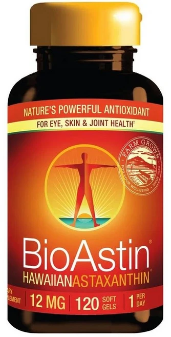 Nutrex Hawaii BioAstin Hawaiian Astaxanthin 뉴트렉스 하와이 바이오아스틴 하와이안 아스타잔틴 12mg 소프트젤, 1개, 60정 - 쿠팡