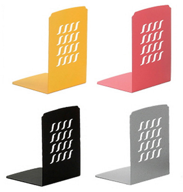 알파 북엔드 103 대형 140x150x210mm L형 회색, 4개