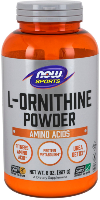 나우푸드 L-오르니틴 퓨어 파우더 비건, 227g, 1개