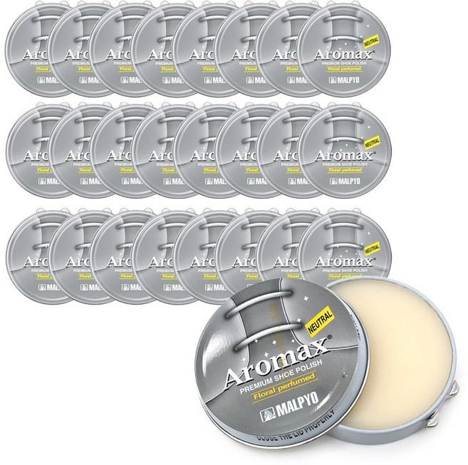 무색구두약 내츄럴40g 24개 아로맥스 말표 84345PC 1개