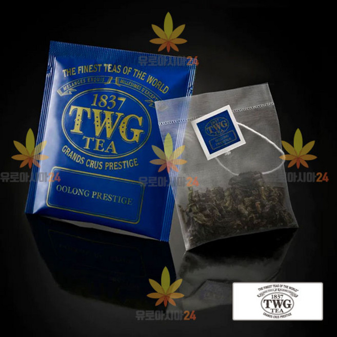 TWG 럭셔리 실크 티백 셀렉션 대용량 우롱 프레스티제(Oolong Prestige) 100개 (1box), 바닐라버번, 100개입