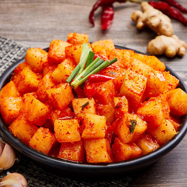 [솜씨가] 강원도 영월 솜씨가 깍두기 5kg 무의 단맛과 시원함, 1개