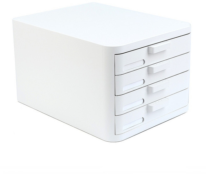 다캐 지류함 색종이보관함 서류서랍장 4단 쿨그레이 문서보관함, 6단 - 화이트