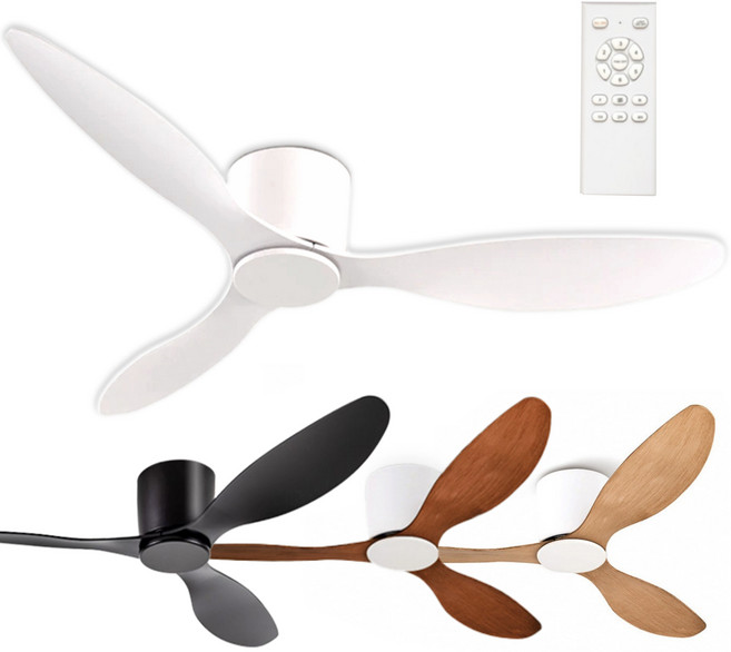 퀵픽스 천장 거실 실링팬 무선 선풍기 42인치 52인치, 화이트