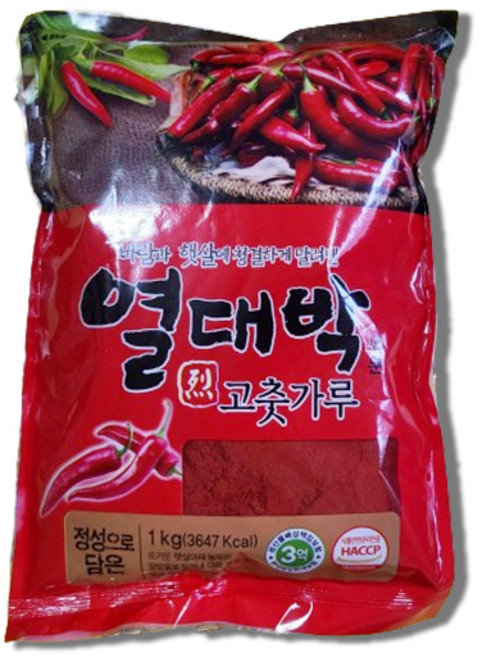 열대박 중국산 세분 고춧가루 1kg, 1개