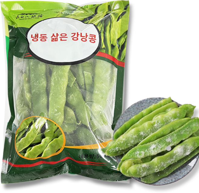 홍홍 중국식품 중국수입 냉동 단콩 냉동 삶은 강낭콩 뚜절 냉단 떠우죠, 1개