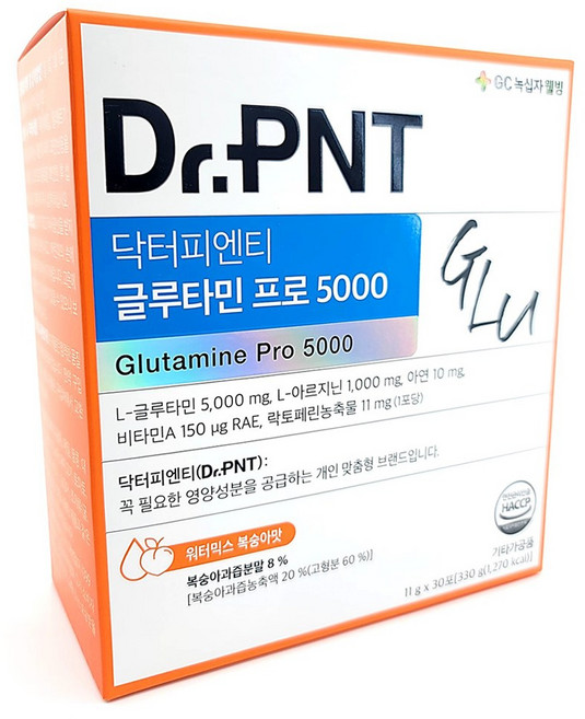 닥터피엔티 글루타민 5000mg 30포, 2개, 30회분