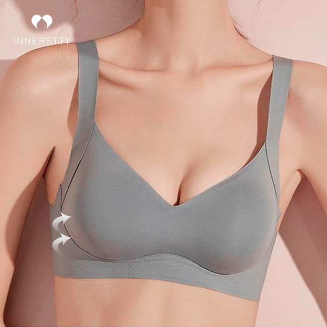 이너리티 노와이어 풀컵 부유방 보정 브라