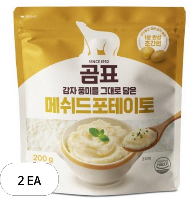 곰표 메쉬드 포테이토, 200g, 2개