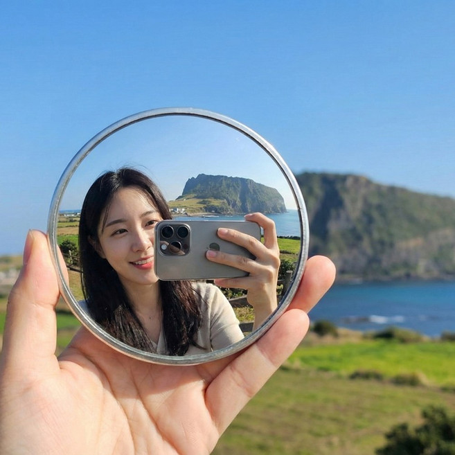 NR 여행용 셀카 볼록거울, 1개, 베이직L