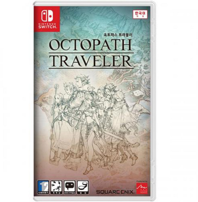 옥토패스 트래블러 (OCTOPATH TRAVELER) 신패키지판 닌텐도 스위치 정품 게임 타이틀 팩 한글판
