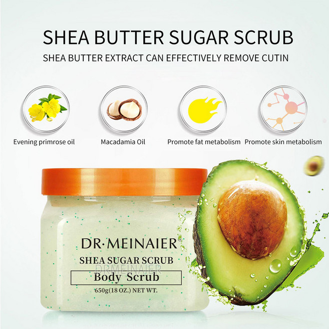 DR. MEINAIER 荔枝糖磨砂膏 軟化角質 提亮肌膚 保濕肌膚, 1個, 乳木果