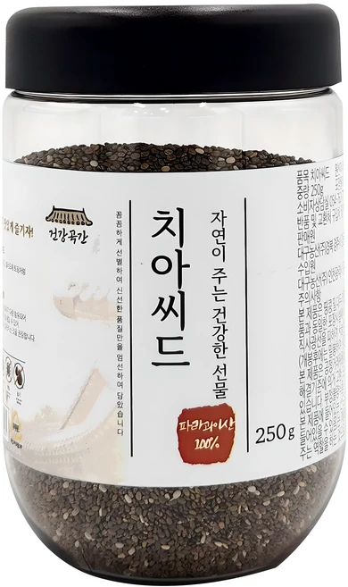 건강곡간 치아씨드 통, 250g, 1개 - 쿠팡