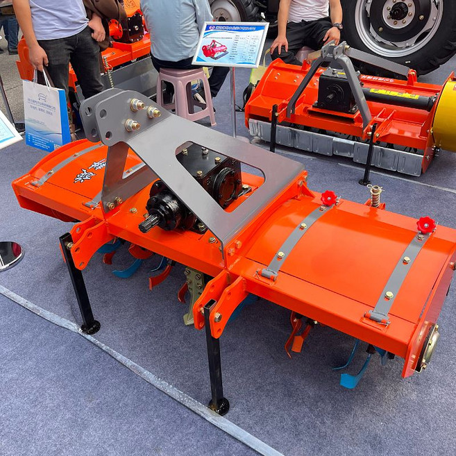 경운기 로타리 배토기 경작기 밭갈이 농업용 텃밭 농기계, 1.40m 레드 로터리