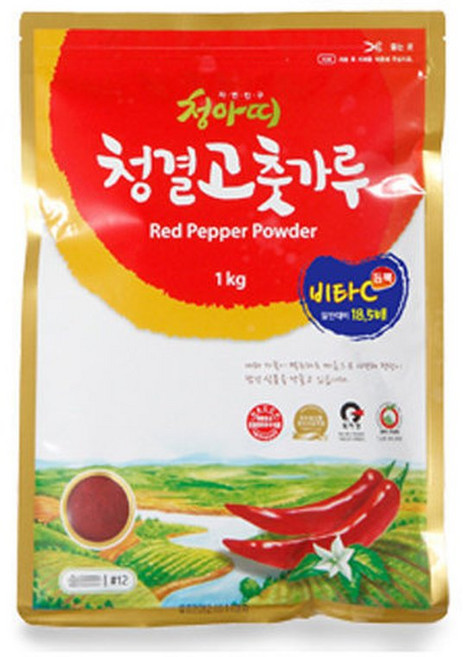 의성 비타C듬뿍 청결 고춧가루 1kg 양념용 보통맛, 1개