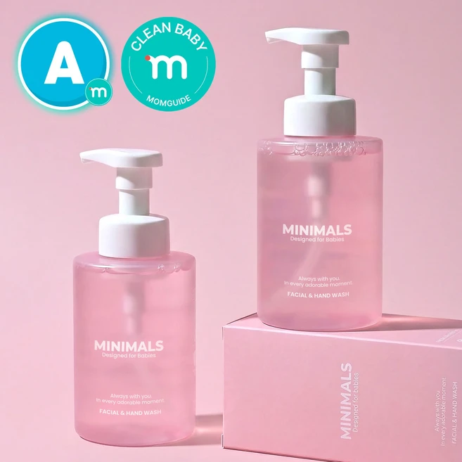 미니멀스 아기 유아 손세정제 고보습 저자극 미산성 순한 아토피 핸드워시 500ml, 1개, 500g, 무향 - 쿠팡