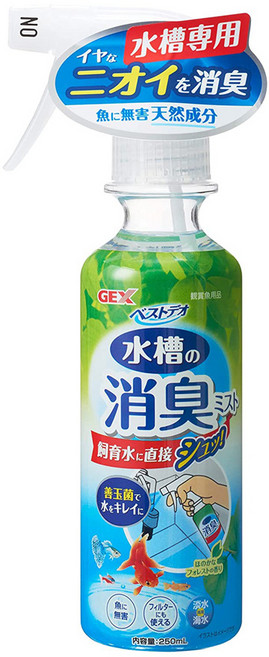 GEX 데오도란트 미스트 250ml 물비린내 제거 스프레이, 1개