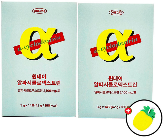 데이즈온 원데이 알파CD 알파시클로덱스트린 + EX자사사은품(스펀지수세미 포함), 2개, 42g