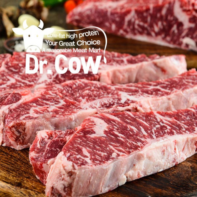 [닥터카우] 국내산 한우 거세 1+등급 채끝 300g, 1팩, 채끝 (스테이크용) 300g