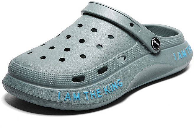 洞洞鞋, 灰藍, 275mm
