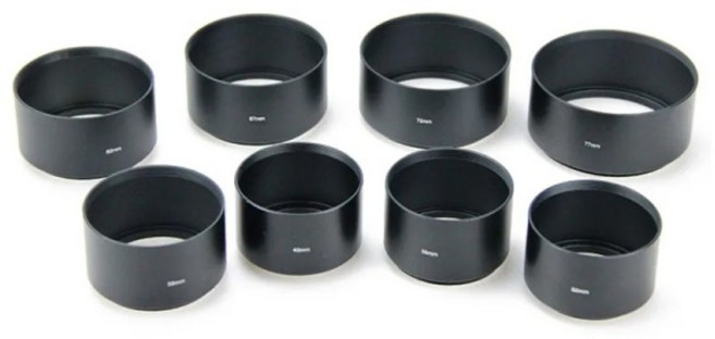 호환 캐논 니콘 소니 탐론 시그마용 금속 카메라 렌즈 후드 49mm 52mm 55mm 58mm 62mm 67mm 72mm 77mm 82mm