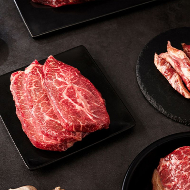 1++투쁠 한우 오마카세 선물세트 구이용, 1개, 800g