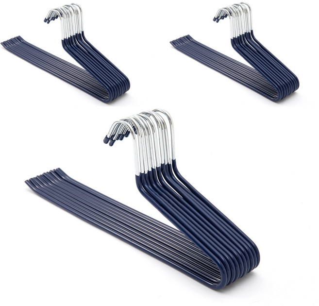 메르카 논슬립 바지걸이, 30개, 네이비