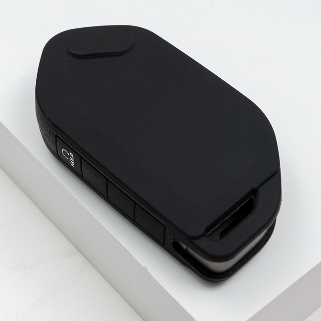 기아 EV3 EV4 EV6 EV9 호환 차 키케이스 커버 홀더 스마트 실리콘 리모컨, S58_5버튼, 블랙