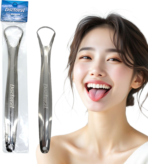 닥터이엘 스텐인리스 백태제거 혀클리너, 3개, 5g