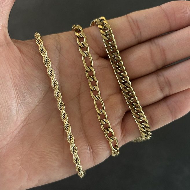 써지컬 골드 체인 팔찌 3종