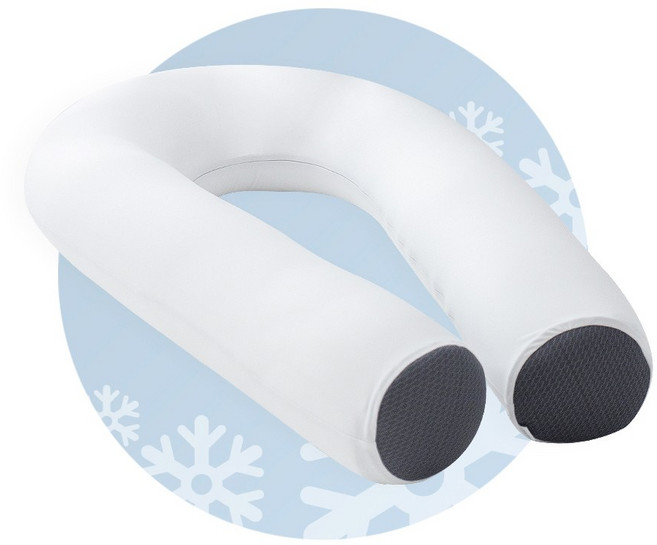 바디필로우 긴베개 순면 긴인형 롱쿠션, 일반, 화이트